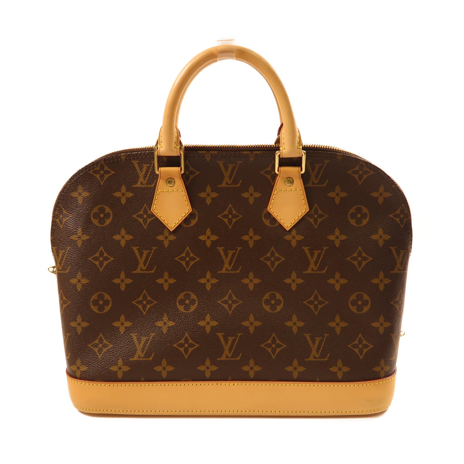 LOUIS VUITTON Monogram Alma PM金扣手挽袋啡色