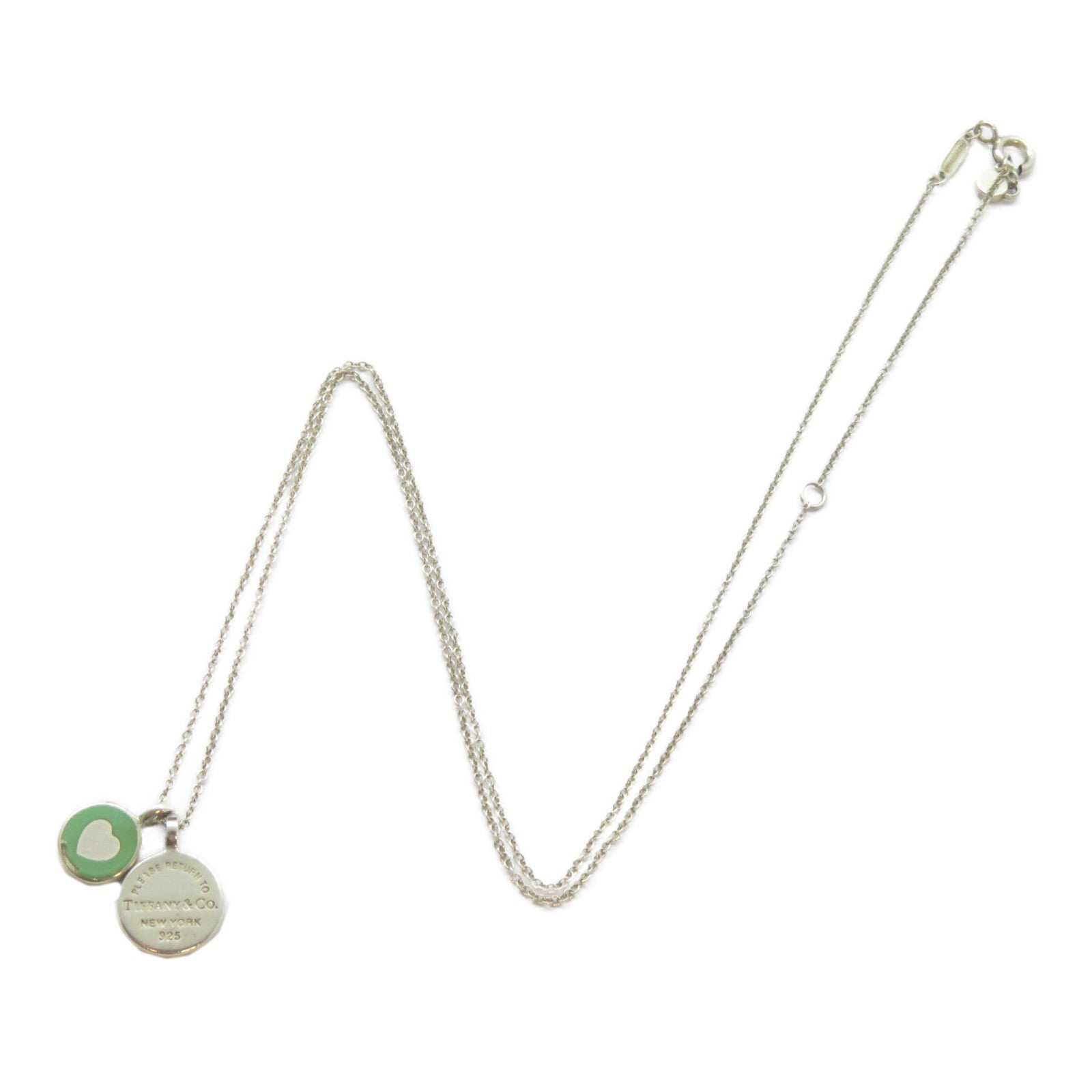 TIFFANY＆CO 925純銀Heart Tag Bead Bracelet手鏈