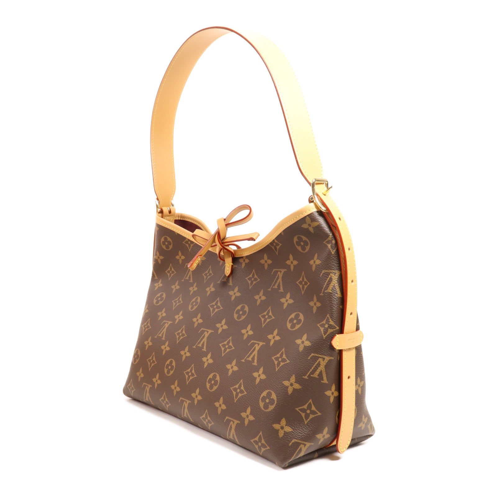 LOUIS VUITTON Monogram CarryAll PM金扣肩背袋