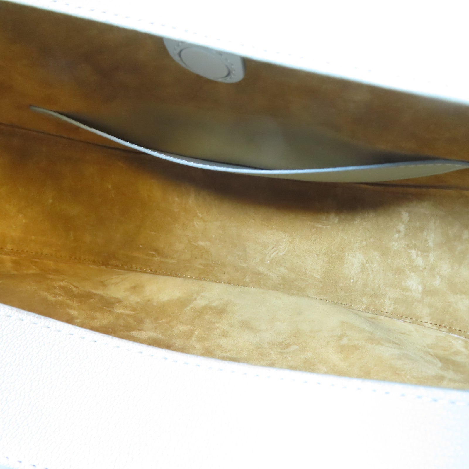 LOEWE GHW Luna Bag Shoulder Handbag Calfskin Leather Gray