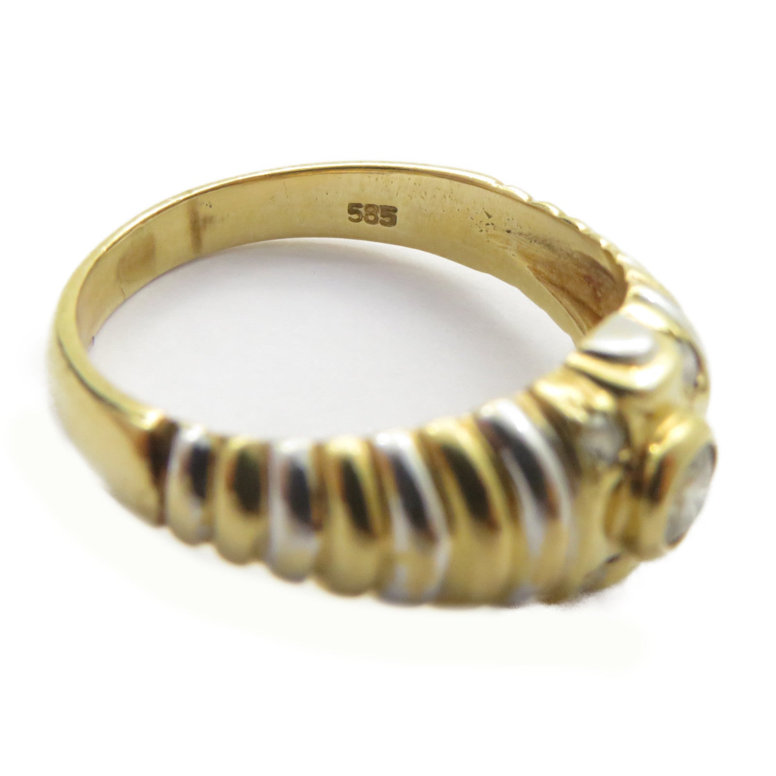 JEWELRY 14K黃金Ring鑽石戒指US#6.75