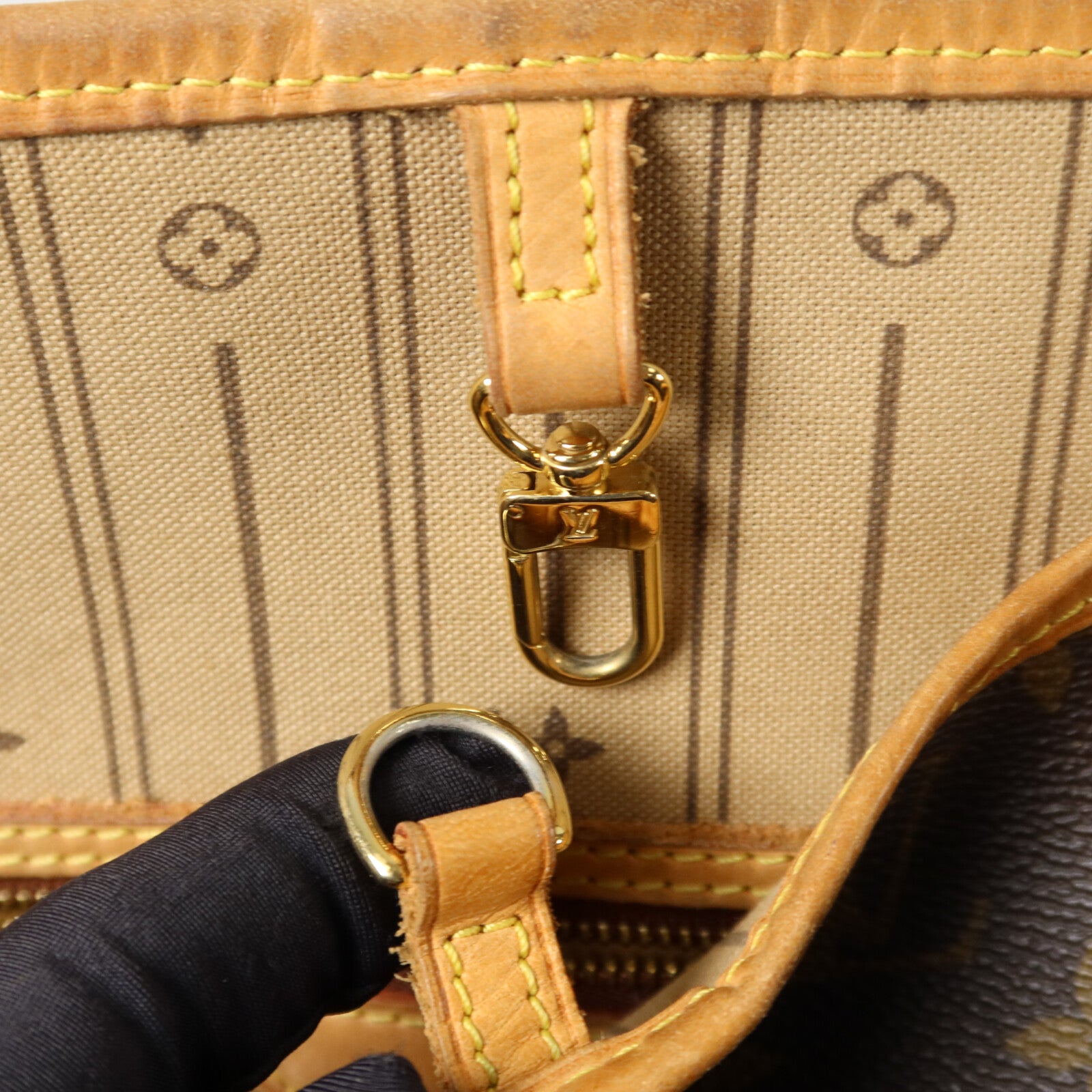 LOUIS VUITTON Monogram Neverfull MM肩背袋