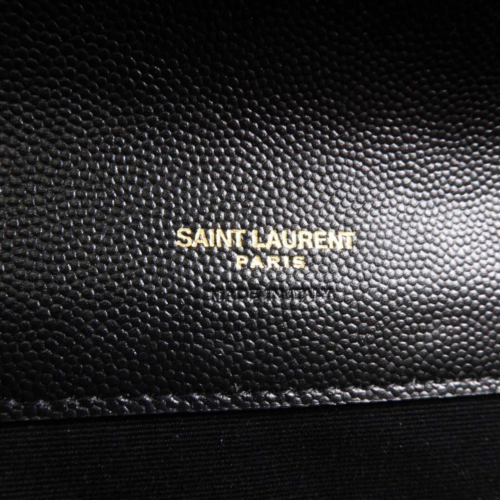 SAINT LAURENT 牛皮皮革Cassandre flap pouch手拿包