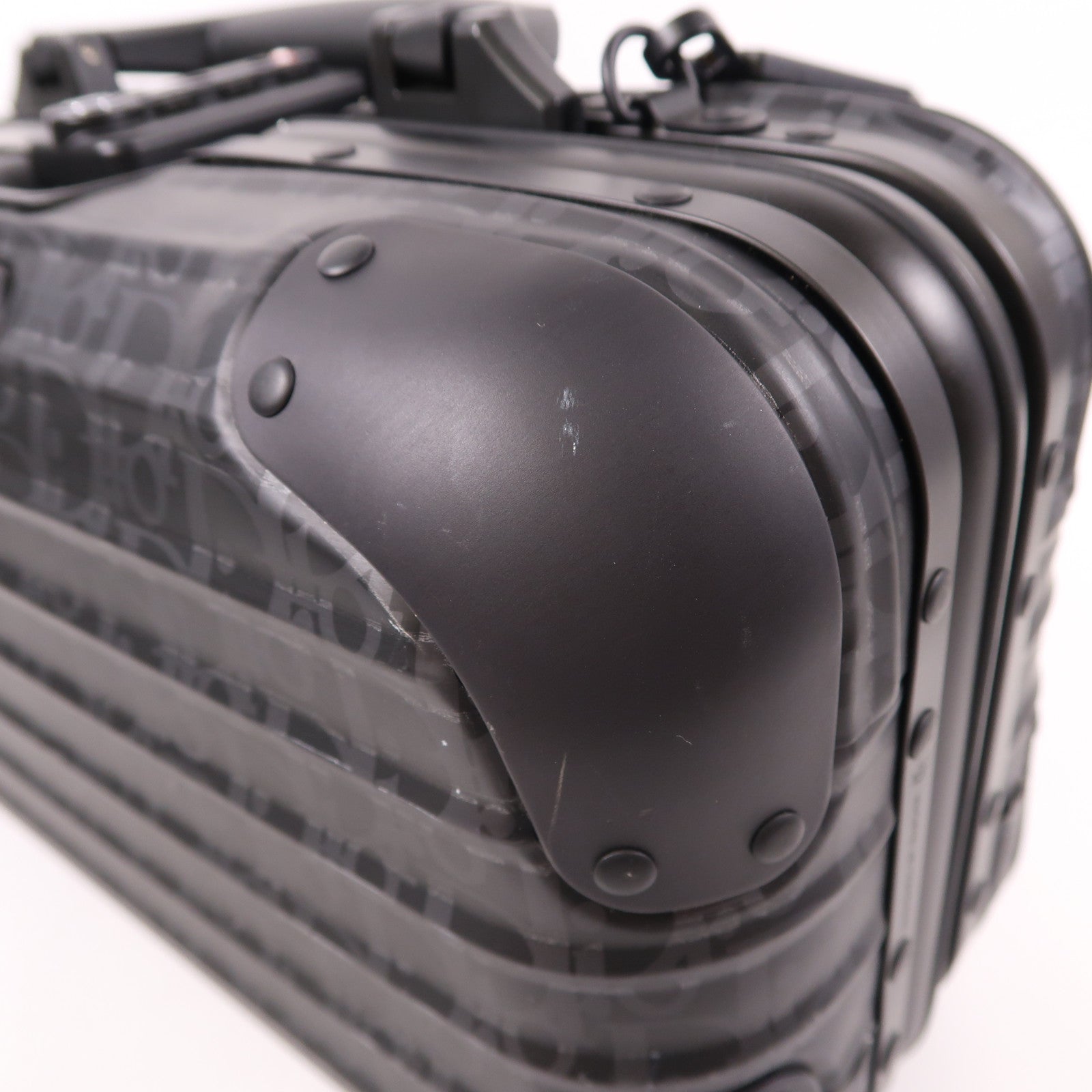 RIMOWA 鋁Rimowa X Dior Hand Case Oblique Aluminum行李箱