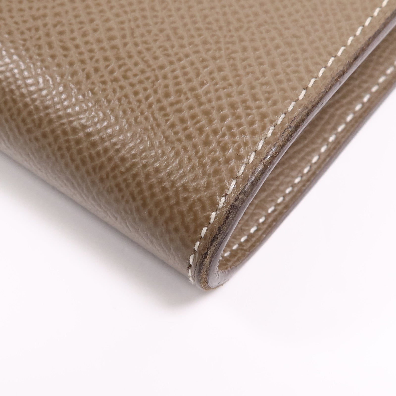 HERMES Epsom皮革Kelly To Go銀扣肩背袋Etoupe