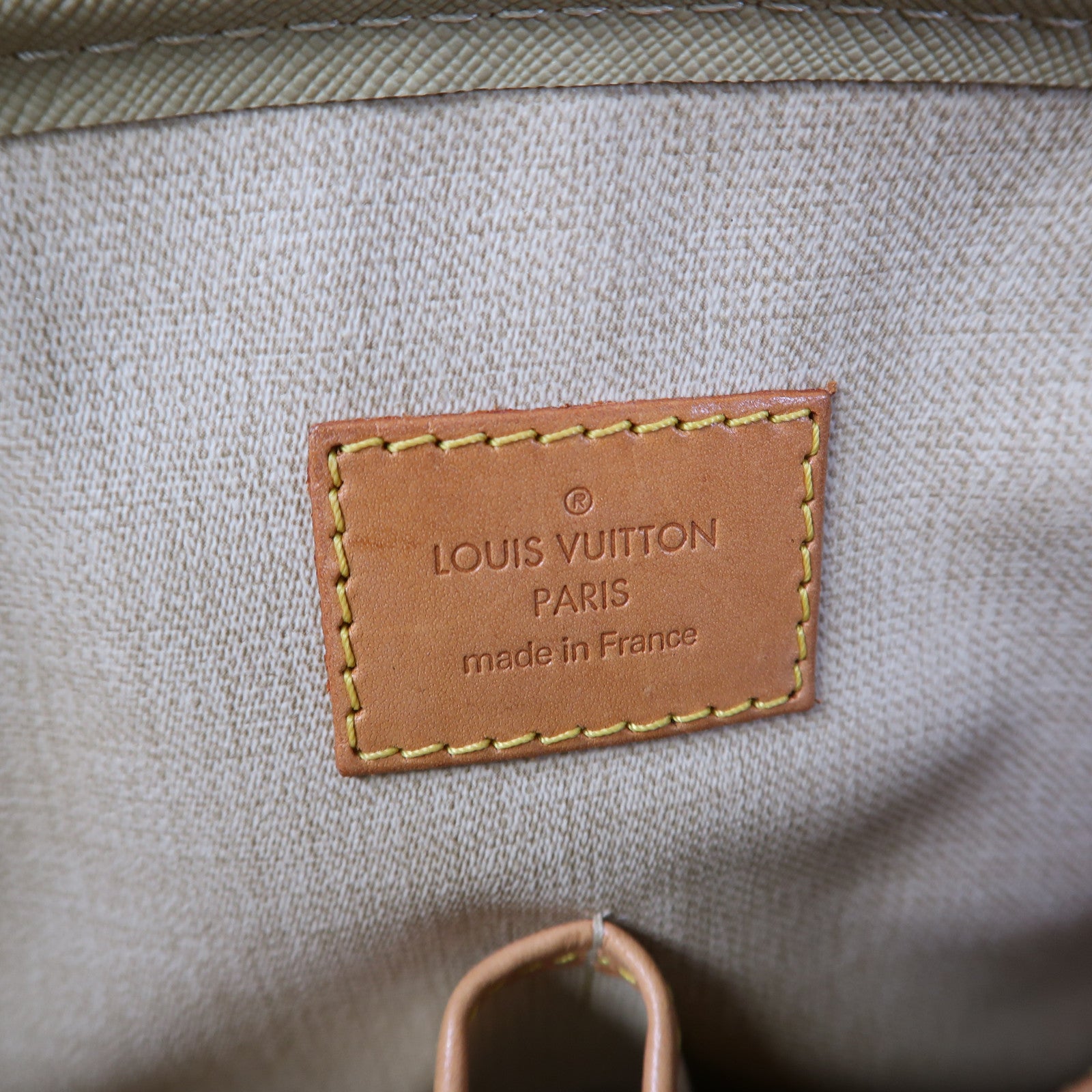 LOUIS VUITTON Monogram Trouville金扣手挽袋啡色