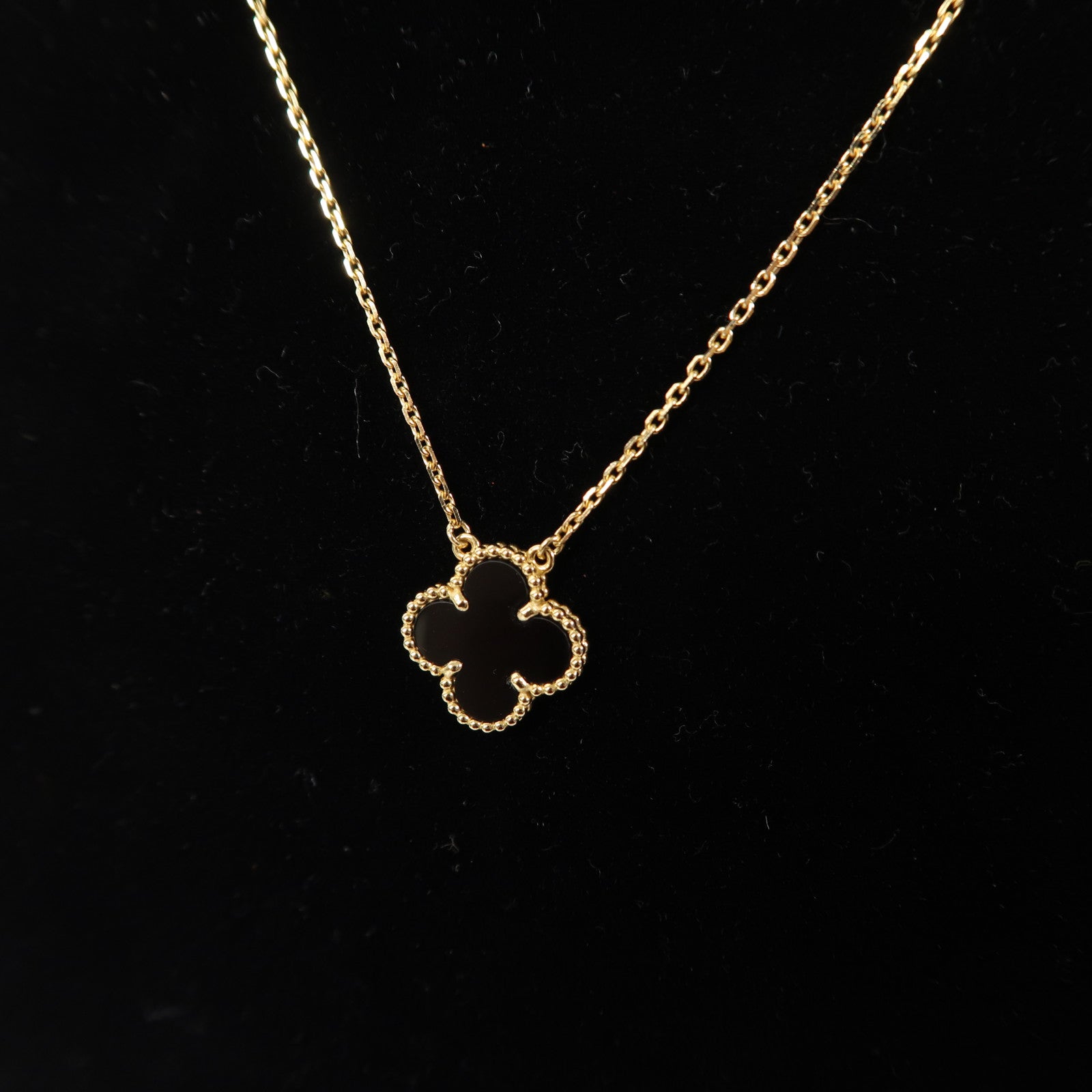 Van Cleef & Arpels 18K黃金Alhambra Necklace項鍊