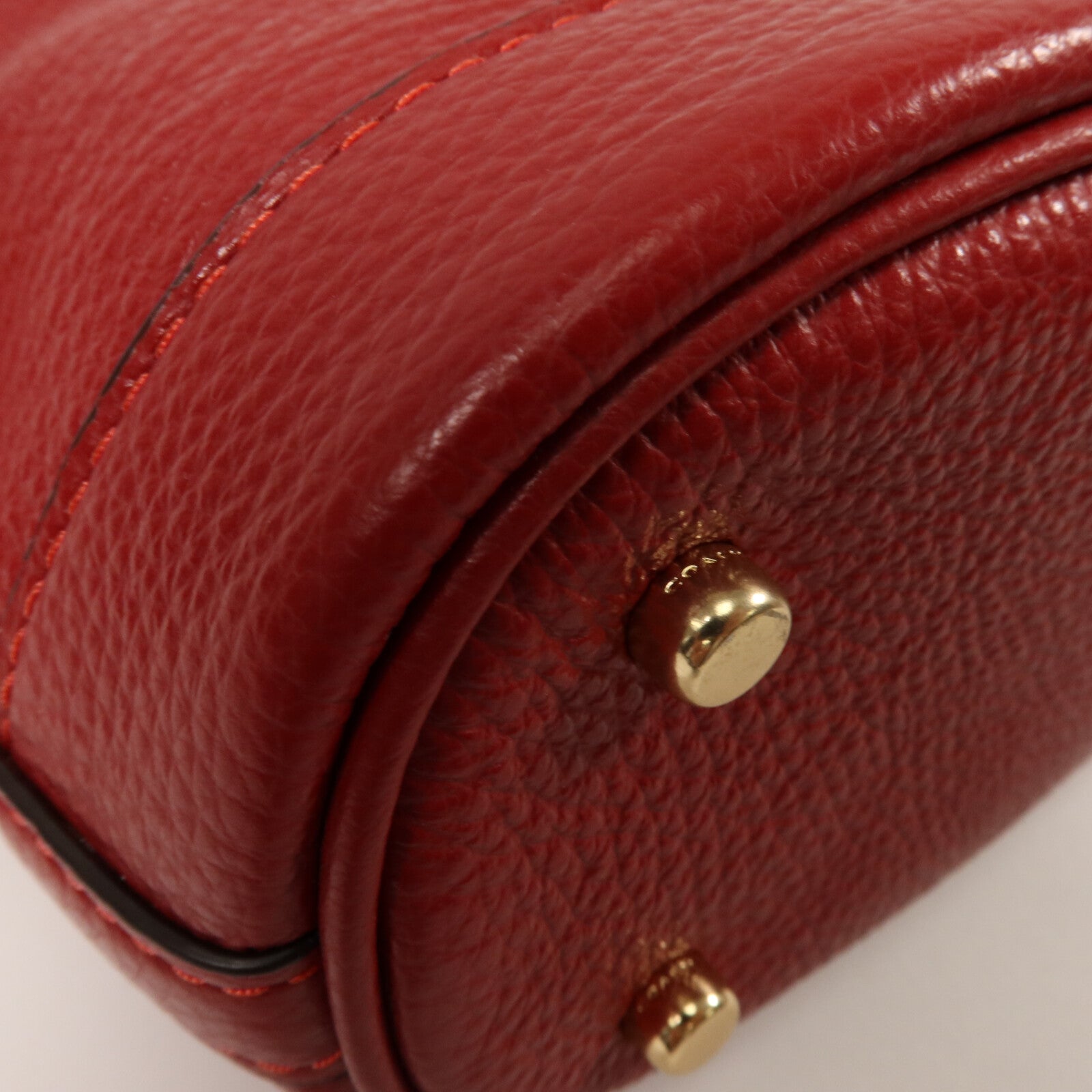 COACH 牛皮皮革Dempsey Drawstring Bucket Bag手挽肩背兩用袋