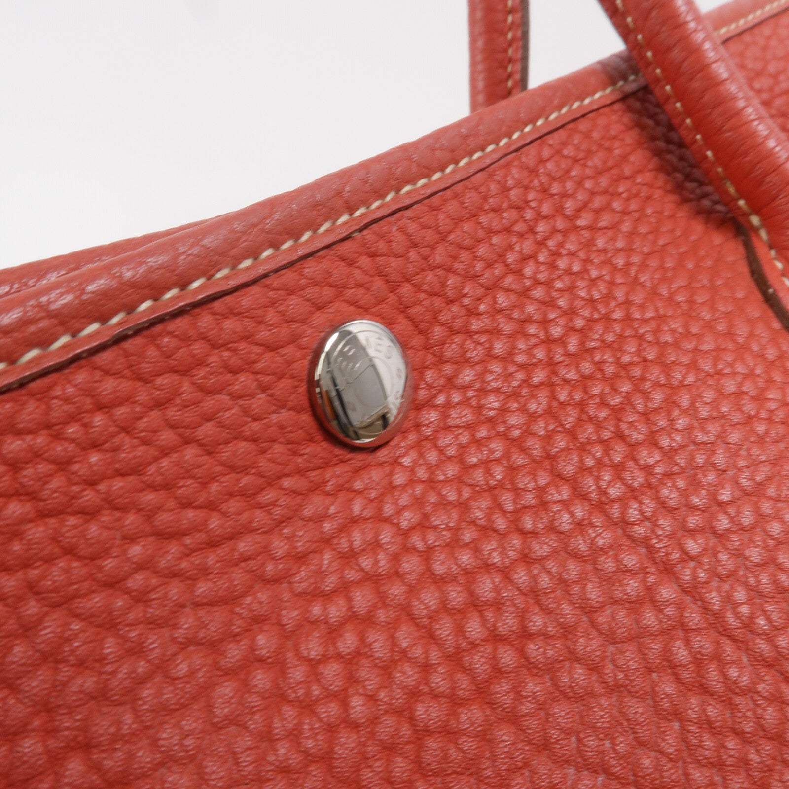 HERMES Negonda皮革Garden Party PM手挽袋Sanguine