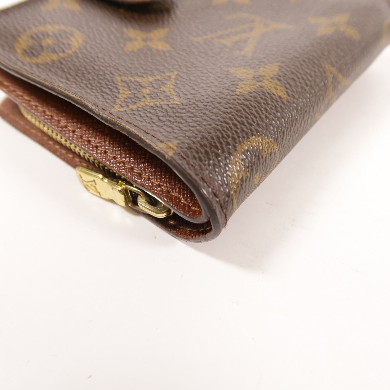 LOUIS VUITTON 【激減優惠】Monogram Compact Zip金扣錢包