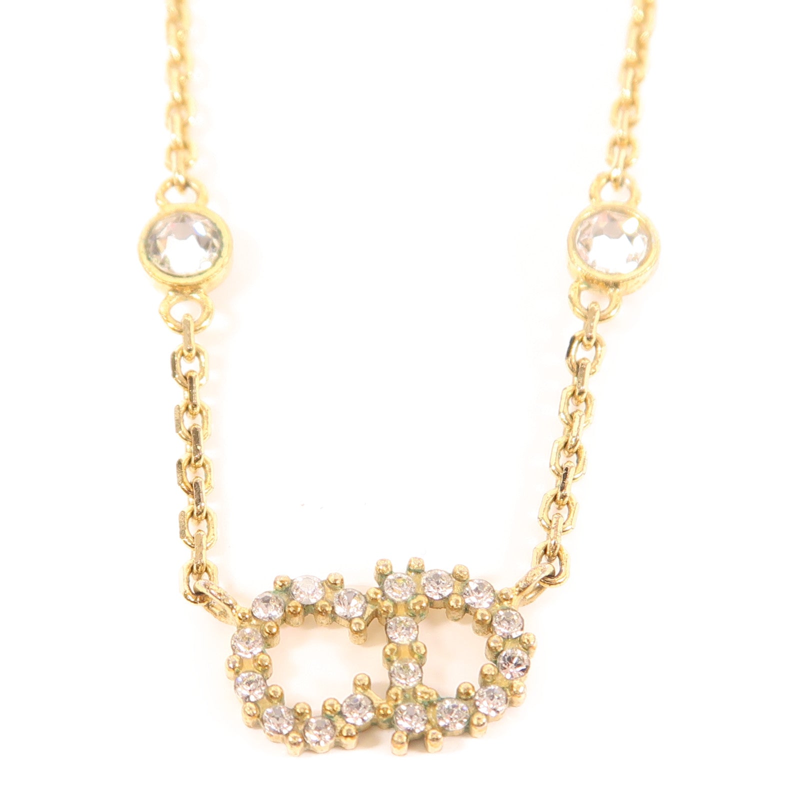 Dior 金屬/水晶/PVC Necklace項鍊