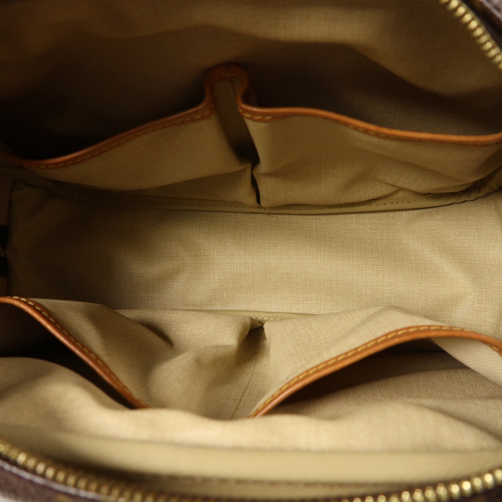 LOUIS VUITTON LV GHW Trouville Hand Bag M42228 Monogram Brown