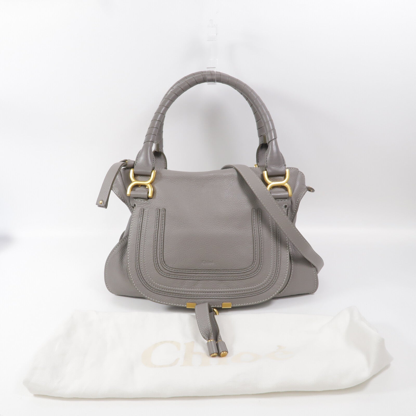 Chloe 牛皮皮革Marcie Small Bag手挽肩背兩用袋