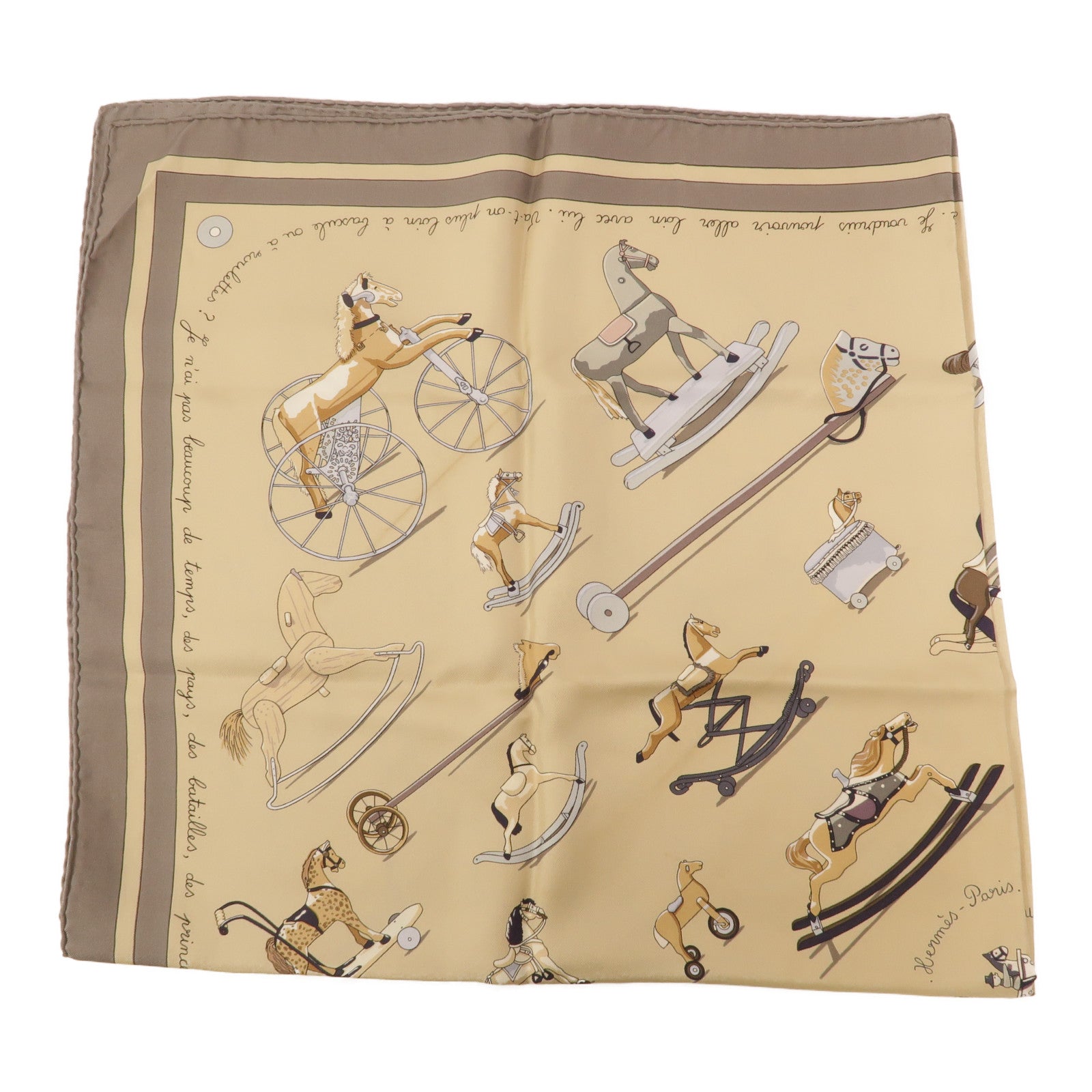 HERMES 絲質Scarf 90x90絲巾
