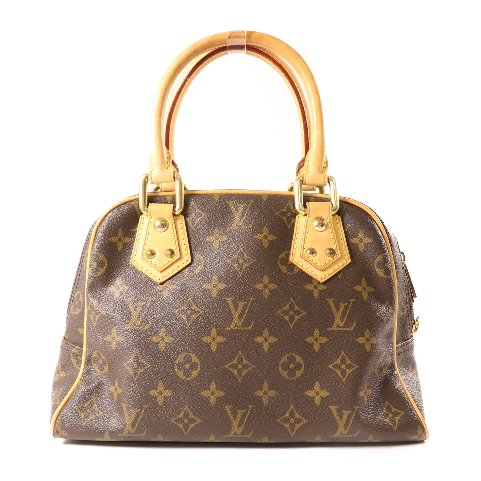 LOUIS VUITTON Monogram Manhattan PM手挽袋棕色– Brand Off