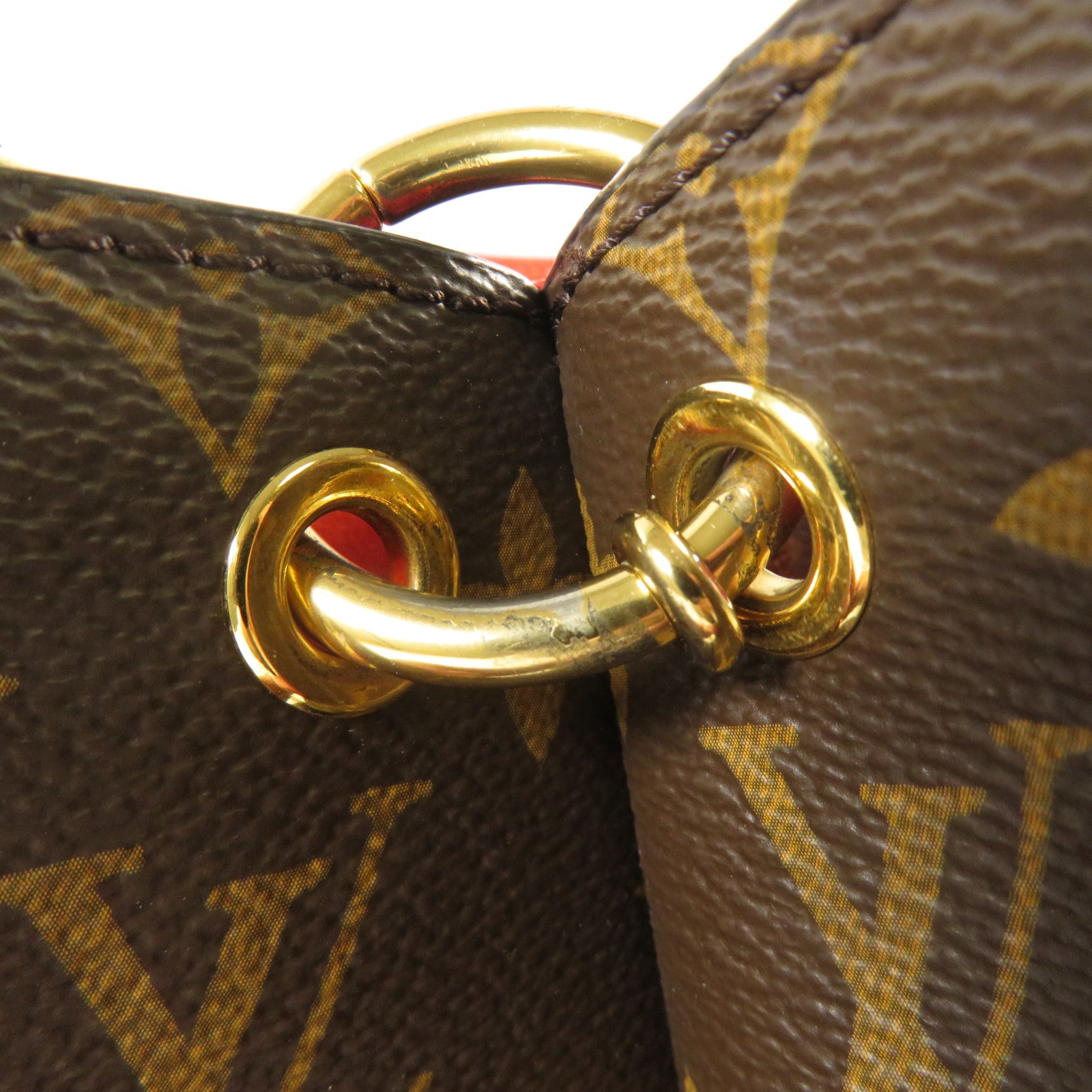 LOUIS VUITTON 【激減優惠】Monogram Flower Tote Bag金扣手挽肩背兩用袋啡色
