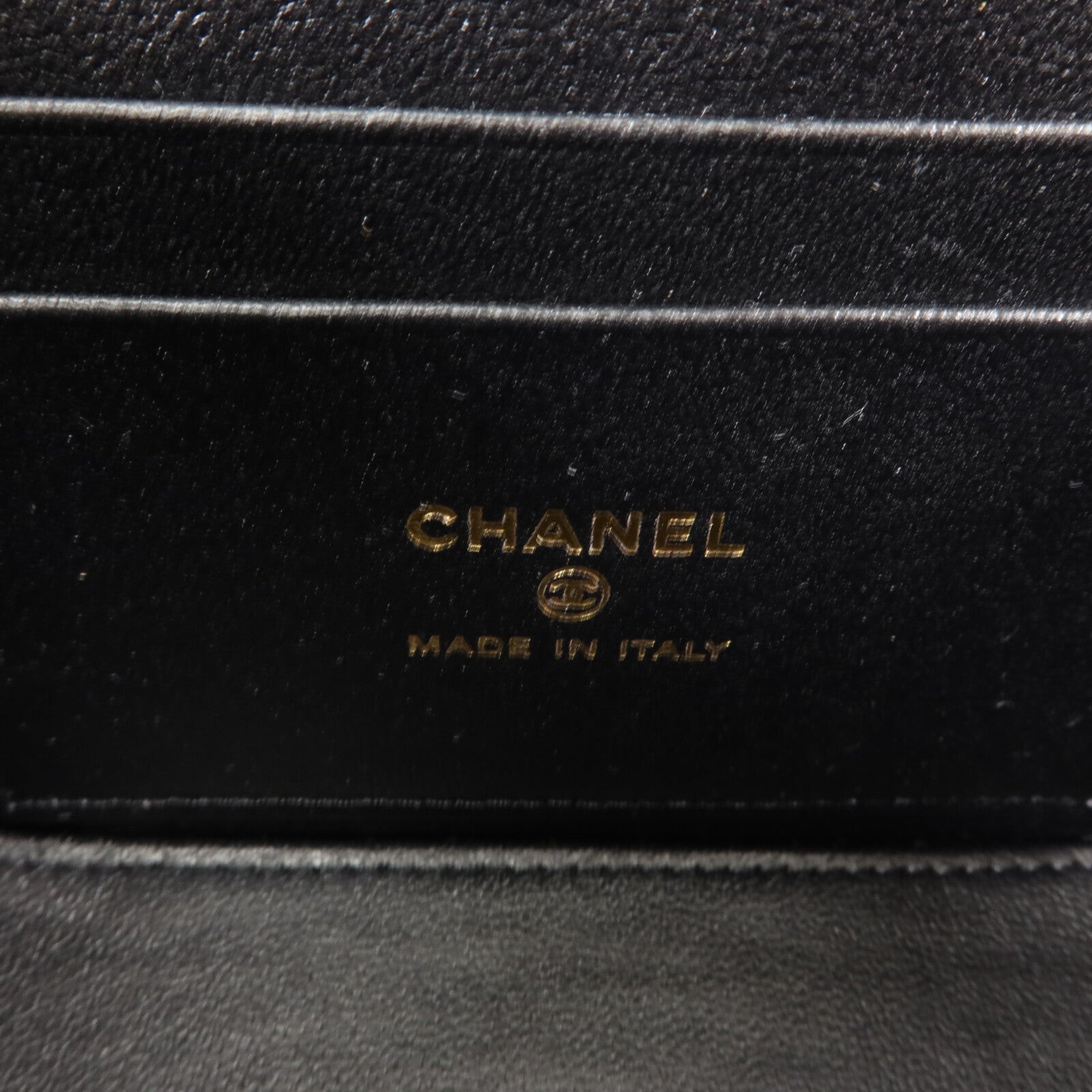 CHANEL 羊皮皮革Handle Vanity Case鏈帶手挽肩背兩用袋