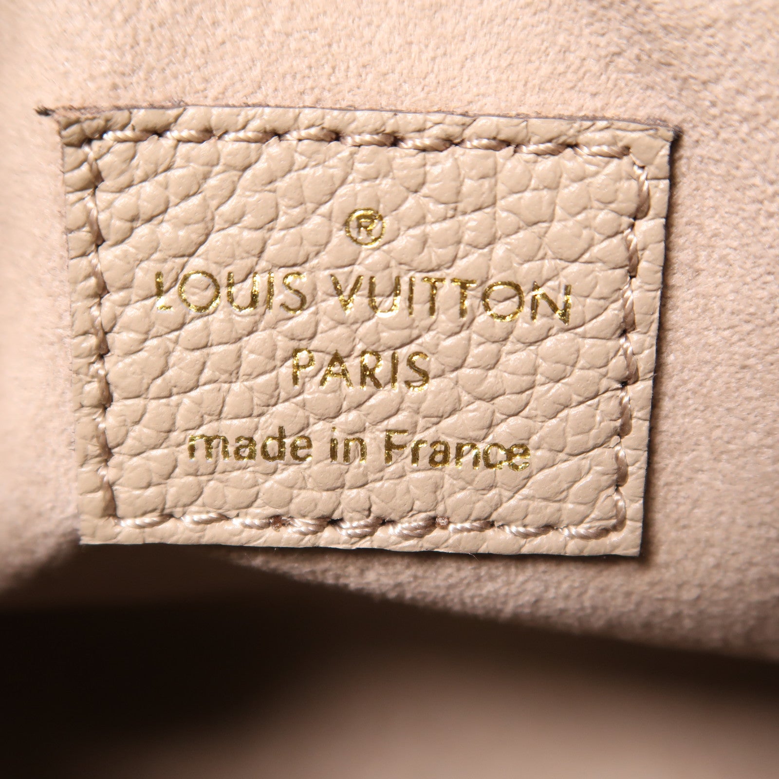 LOUIS VUITTON Monogram Empreinte Nano Speedy金扣手挽肩背兩用袋灰色