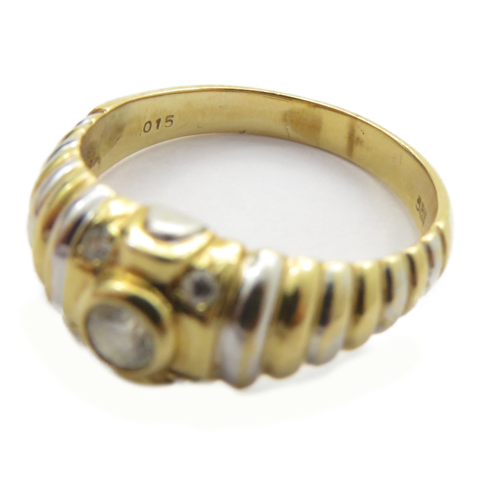 JEWELRY 14K黃金Ring鑽石戒指US#6.75