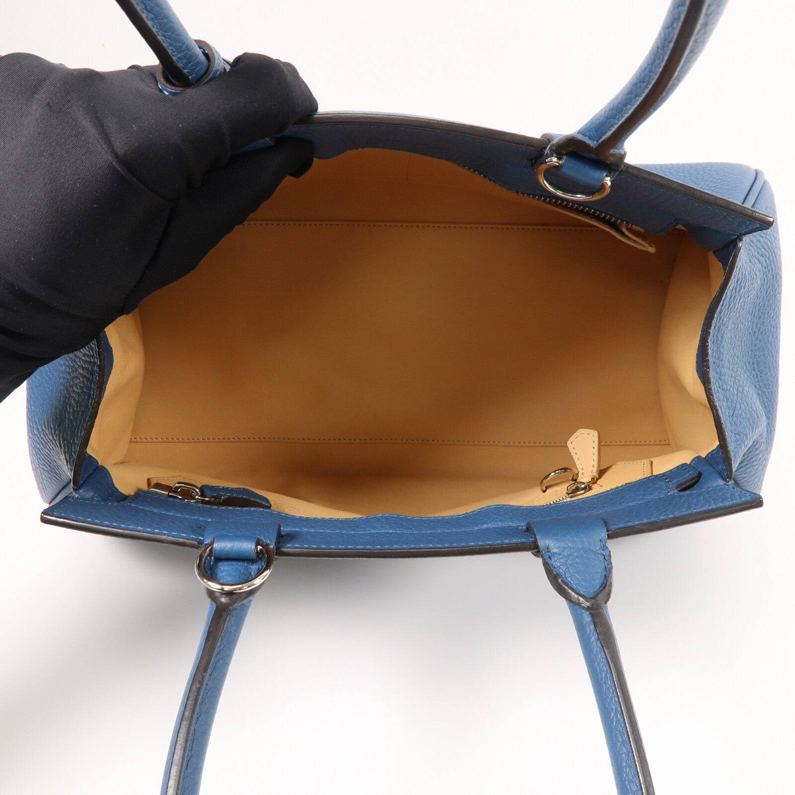SELECTION 牛皮皮革Moynat 2 Way Shoulder手挽肩背兩用袋