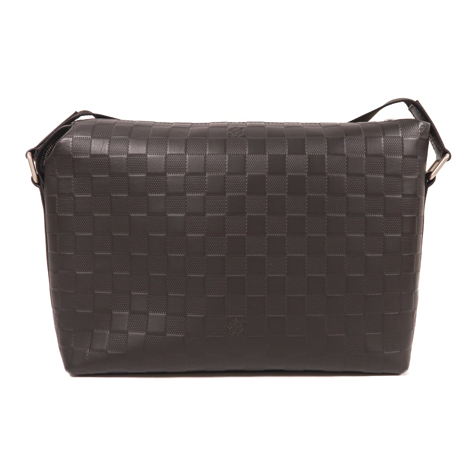 LOUIS VUITTON Damier Infini Discovery Messenger PM銀扣斜挎包