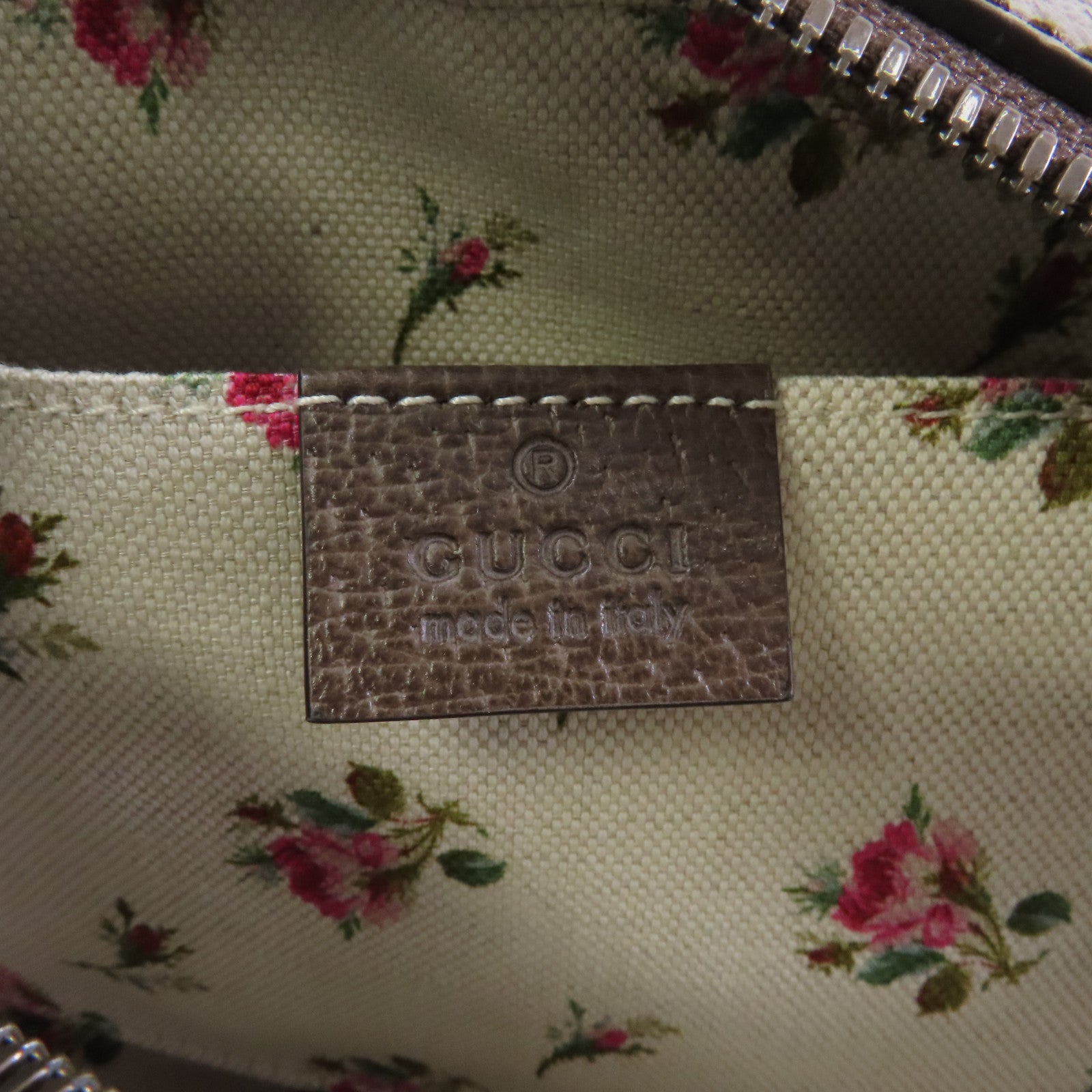 GUCCI 塗層帆布Neo Vintage GG Supreme金扣肩背袋棕色