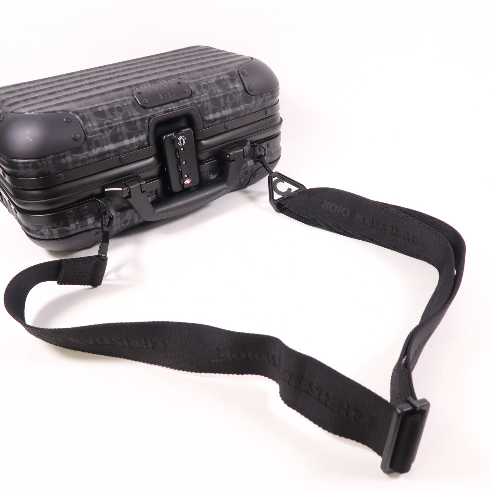 RIMOWA 鋁Rimowa X Dior Hand Case Oblique Aluminum行李箱