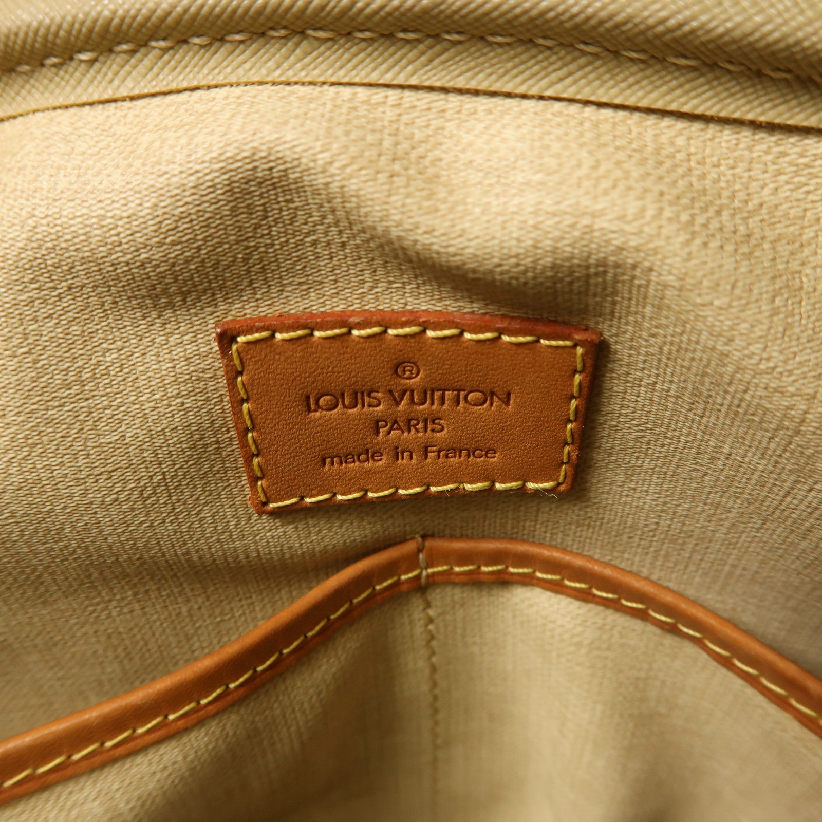 LOUIS VUITTON LV GHW Trouville Hand Bag M42228 Monogram Brown