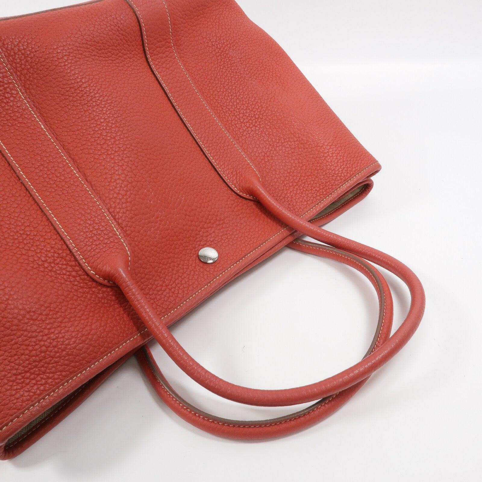 HERMES Negonda皮革Garden Party PM手挽袋Sanguine