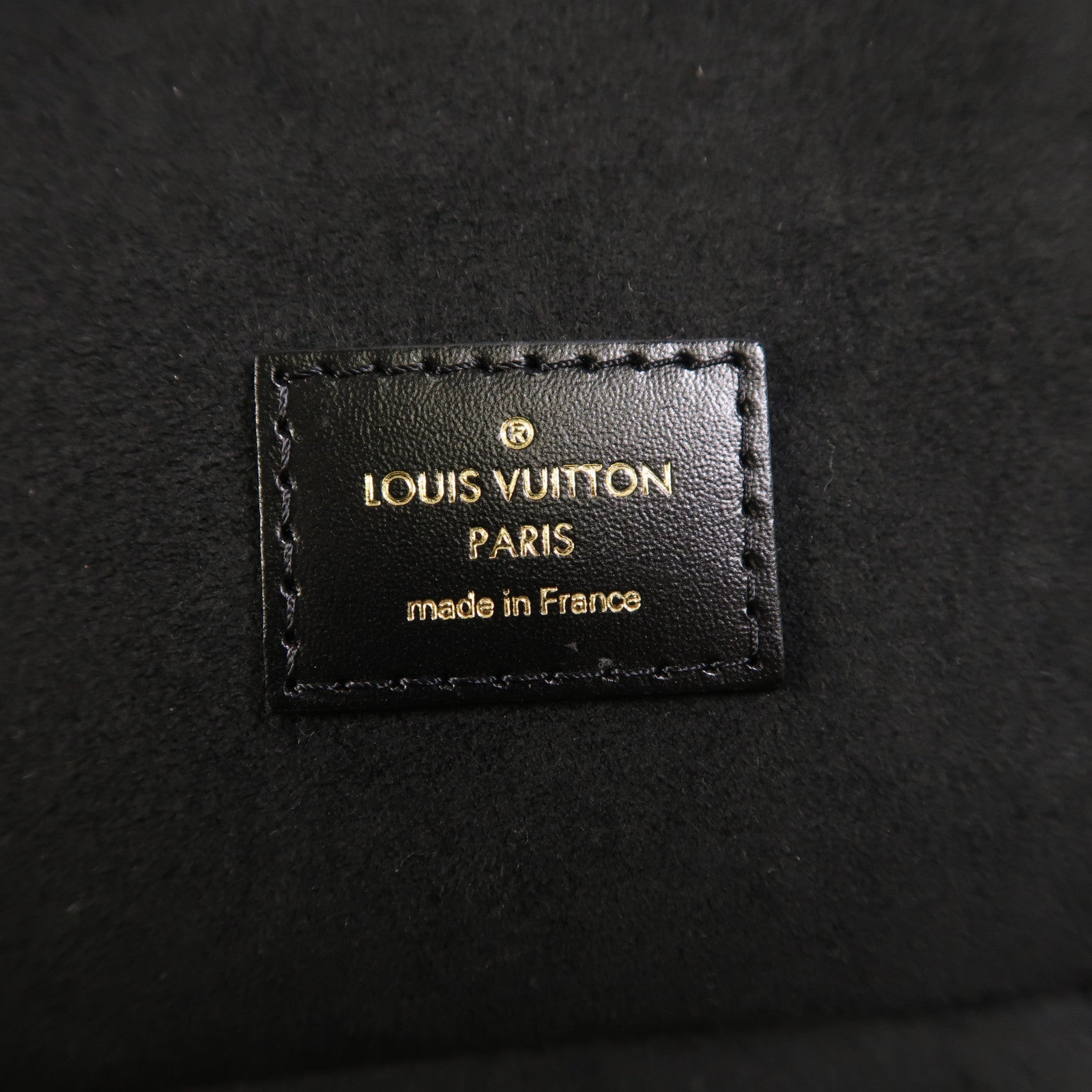 LOUIS VUITTON Monogram Reverse Vanity PM金扣手挽肩背兩用袋棕色