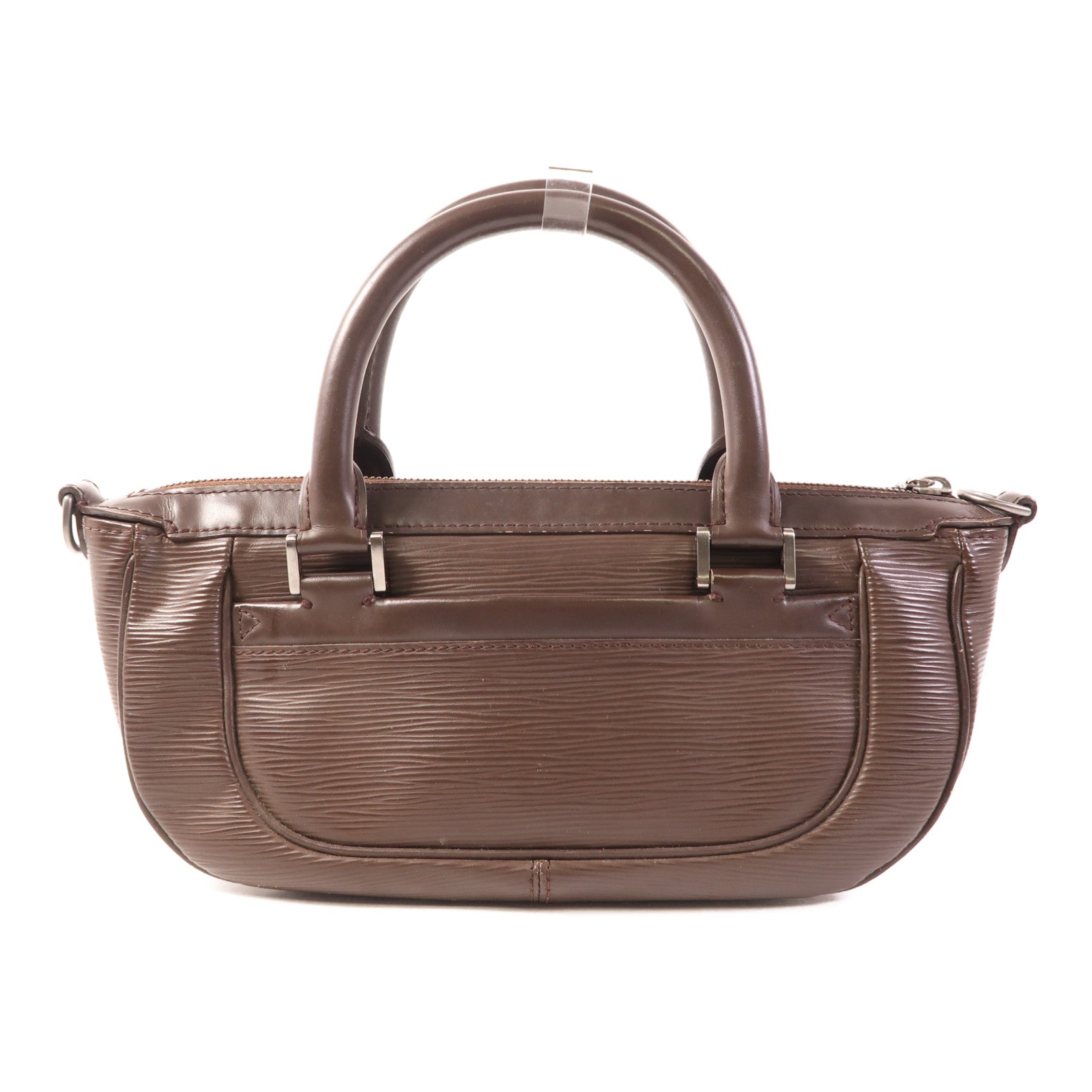 LOUIS VUITTON Epi Dhanura PM銀扣手挽肩背兩用袋