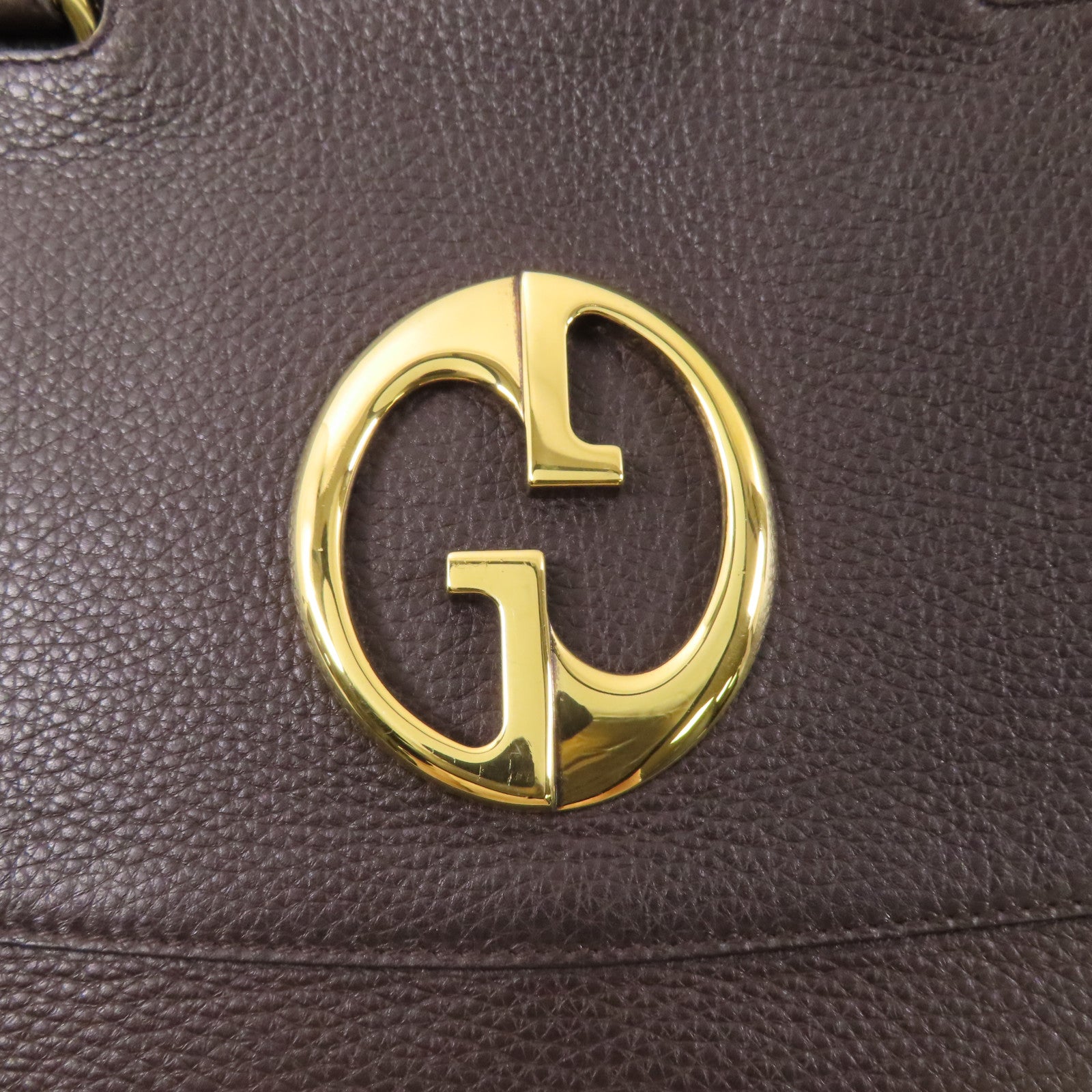 GUCCI 帆布/牛皮皮革Double G Boston Bag金扣波士頓包