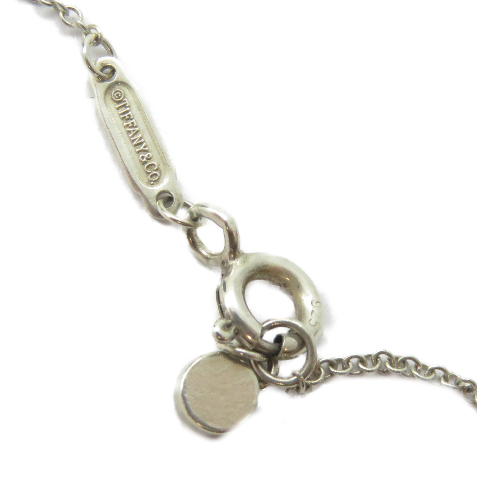 TIFFANY＆CO 925純銀Heart Tag Bead Bracelet手鏈