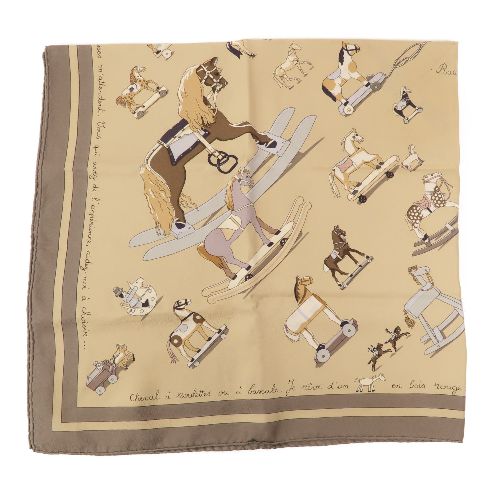 HERMES 絲質Scarf 90x90絲巾
