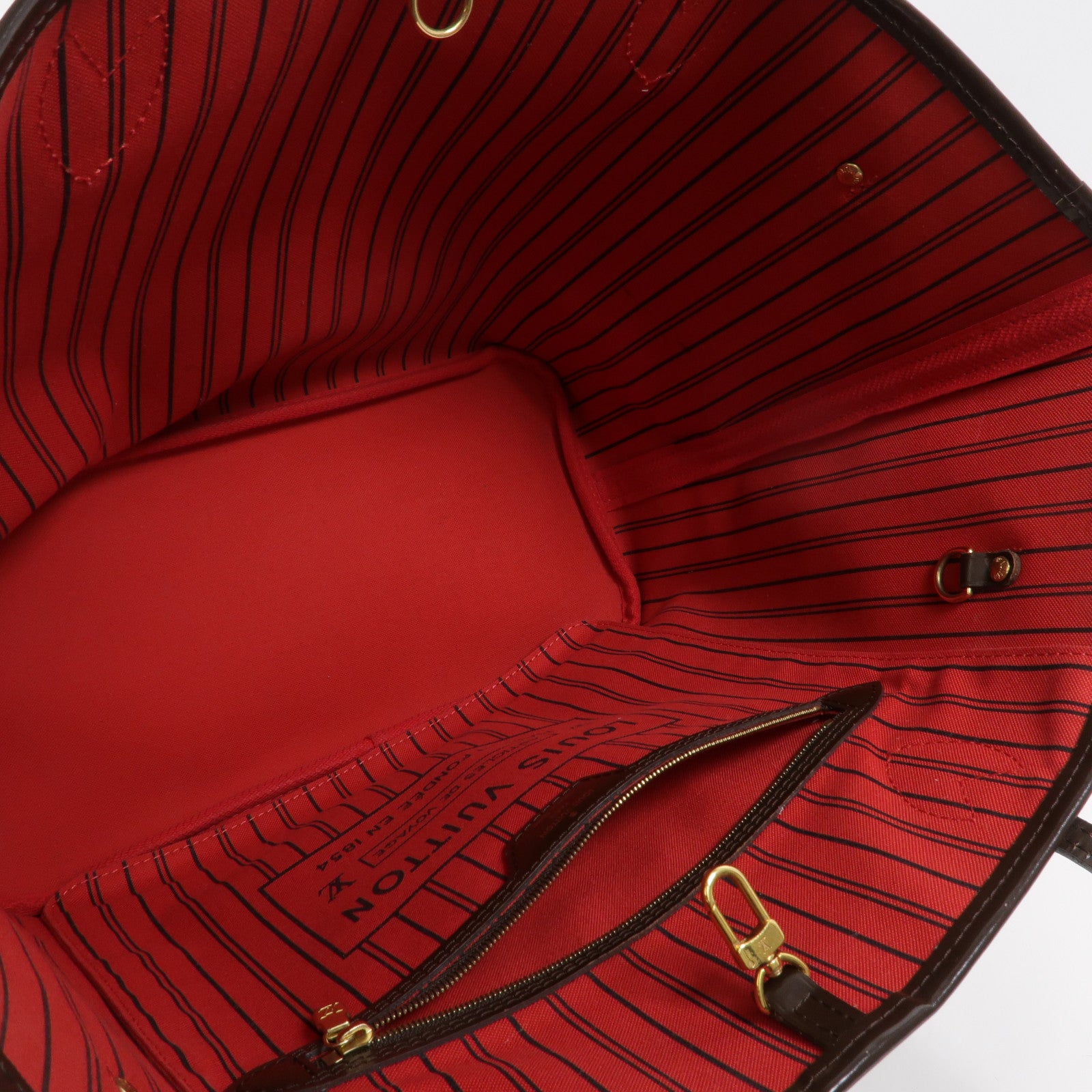 LOUIS VUITTON Damier Neverfull MM肩背袋