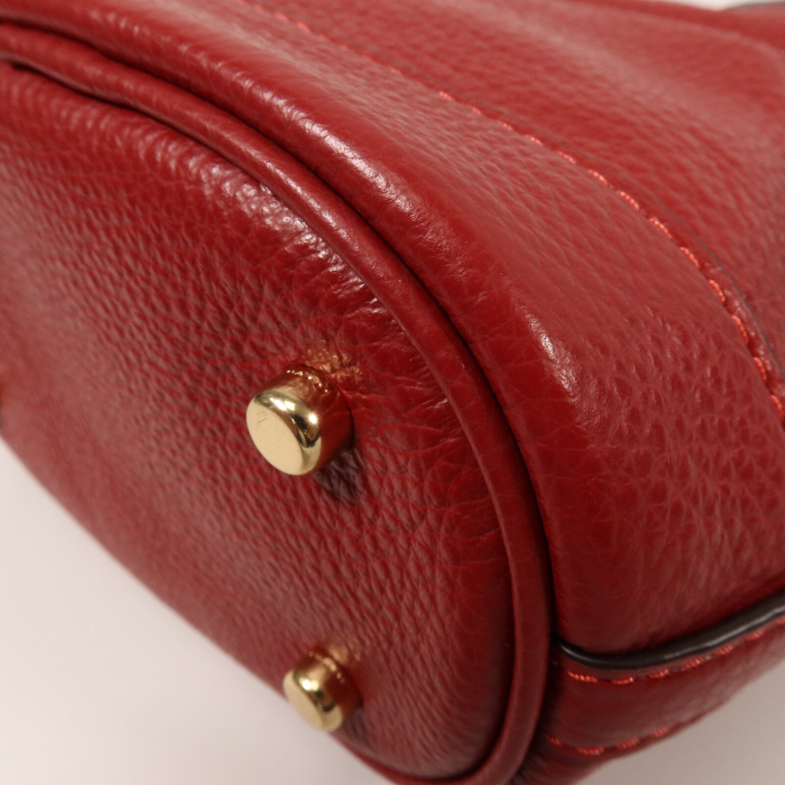 COACH 牛皮皮革Dempsey Drawstring Bucket Bag手挽肩背兩用袋