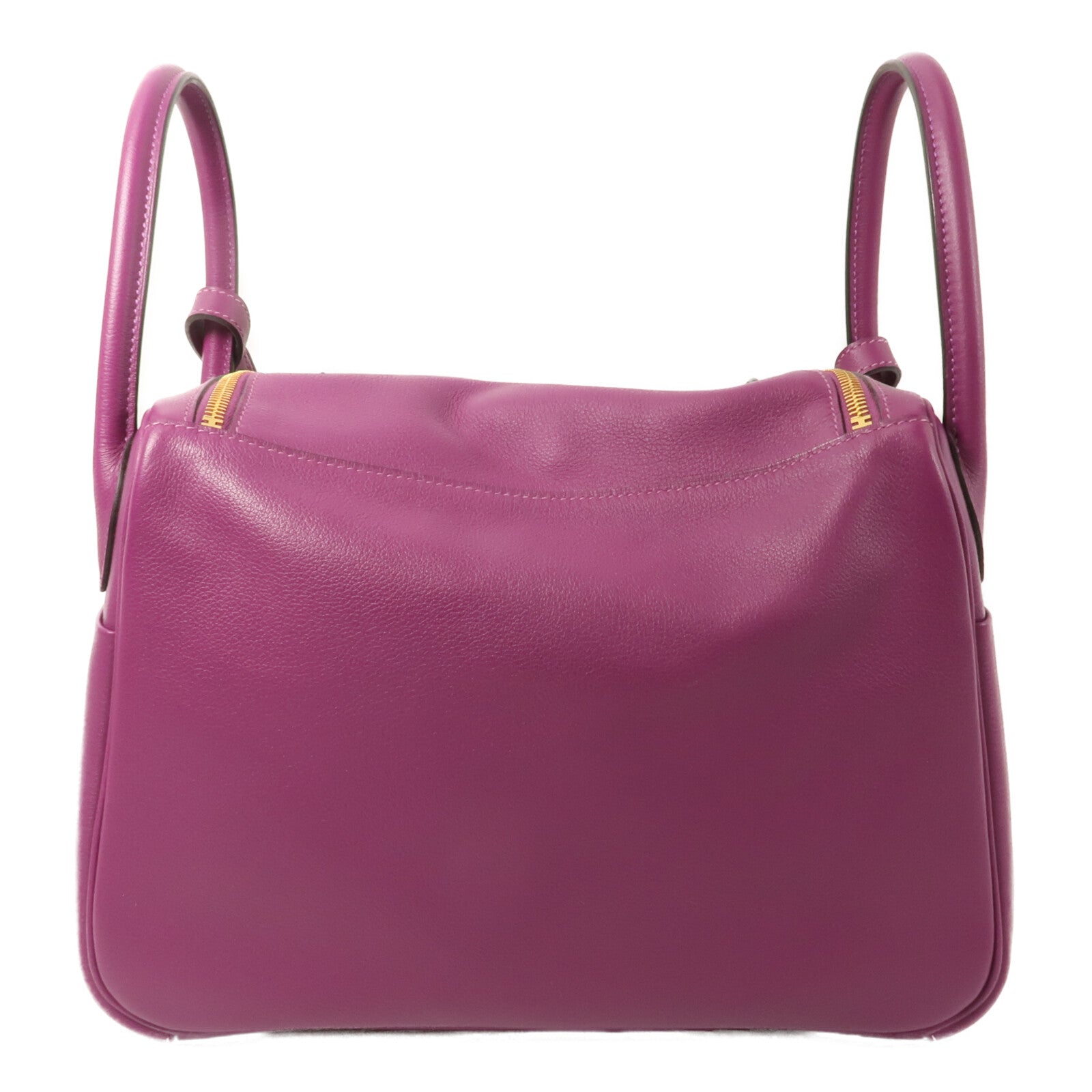 HERMES Evercolor皮革Lindy 30手挽肩背兩用袋Anemone