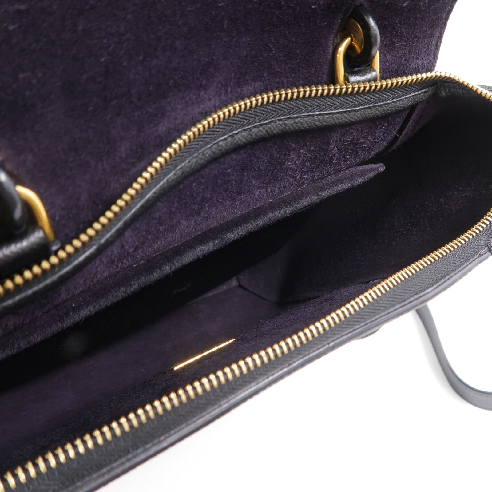 CELINE 牛皮皮革Micro Belt Bag手挽肩背兩用袋