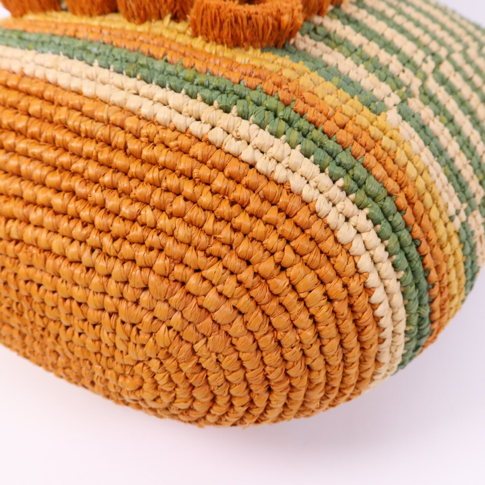 LOEWE 牛皮皮革/Raffia Paula's Ibiza Slit Mini銀扣手挽肩背兩用袋