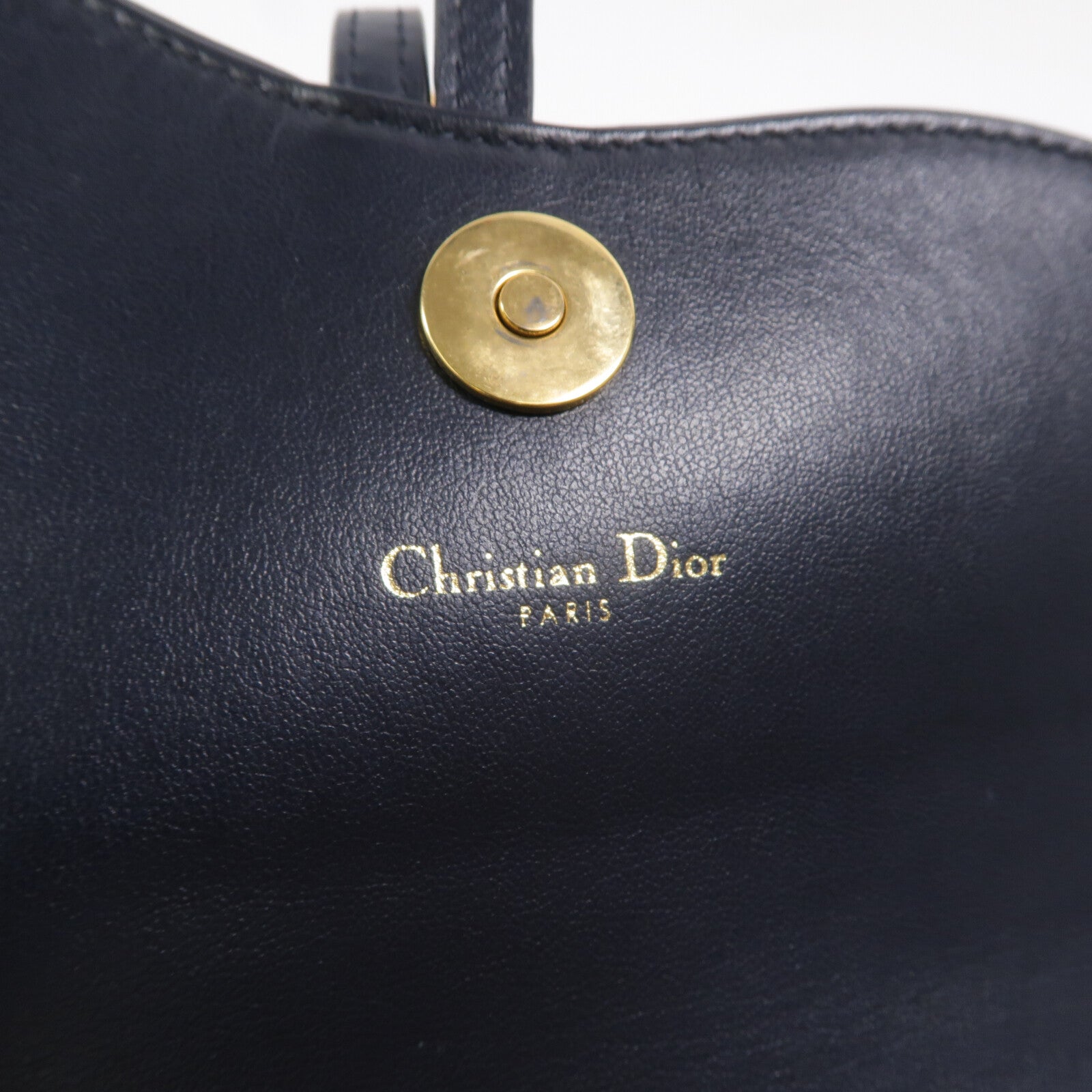 Dior 帆布Saddle WOC鏈帶肩背袋