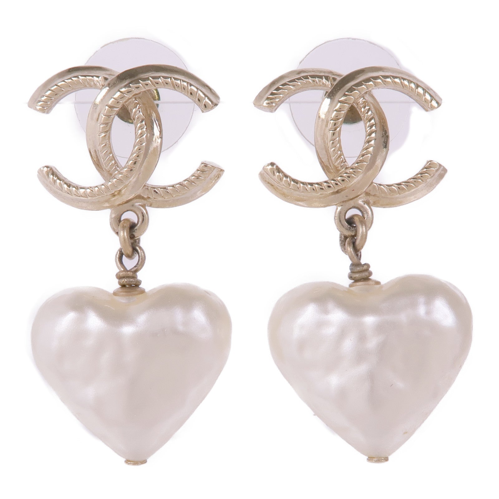 CHANEL 【激減優惠】PVC/金屬Earrings耳環