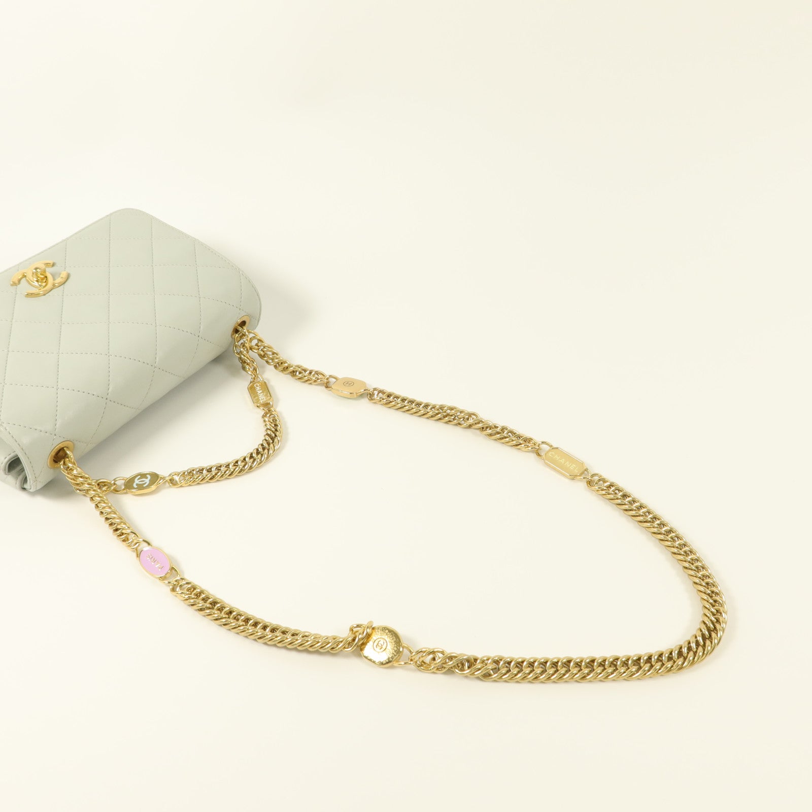 CHANEL 【激減優惠】羊皮皮革2 Way Chain Shoulder鏈帶肩背袋