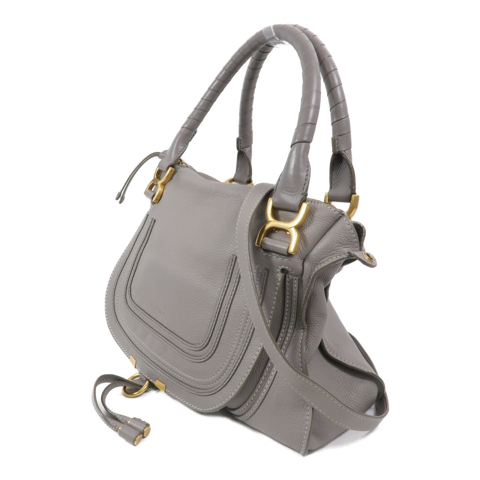 Chloe 牛皮皮革Marcie Small Bag手挽肩背兩用袋