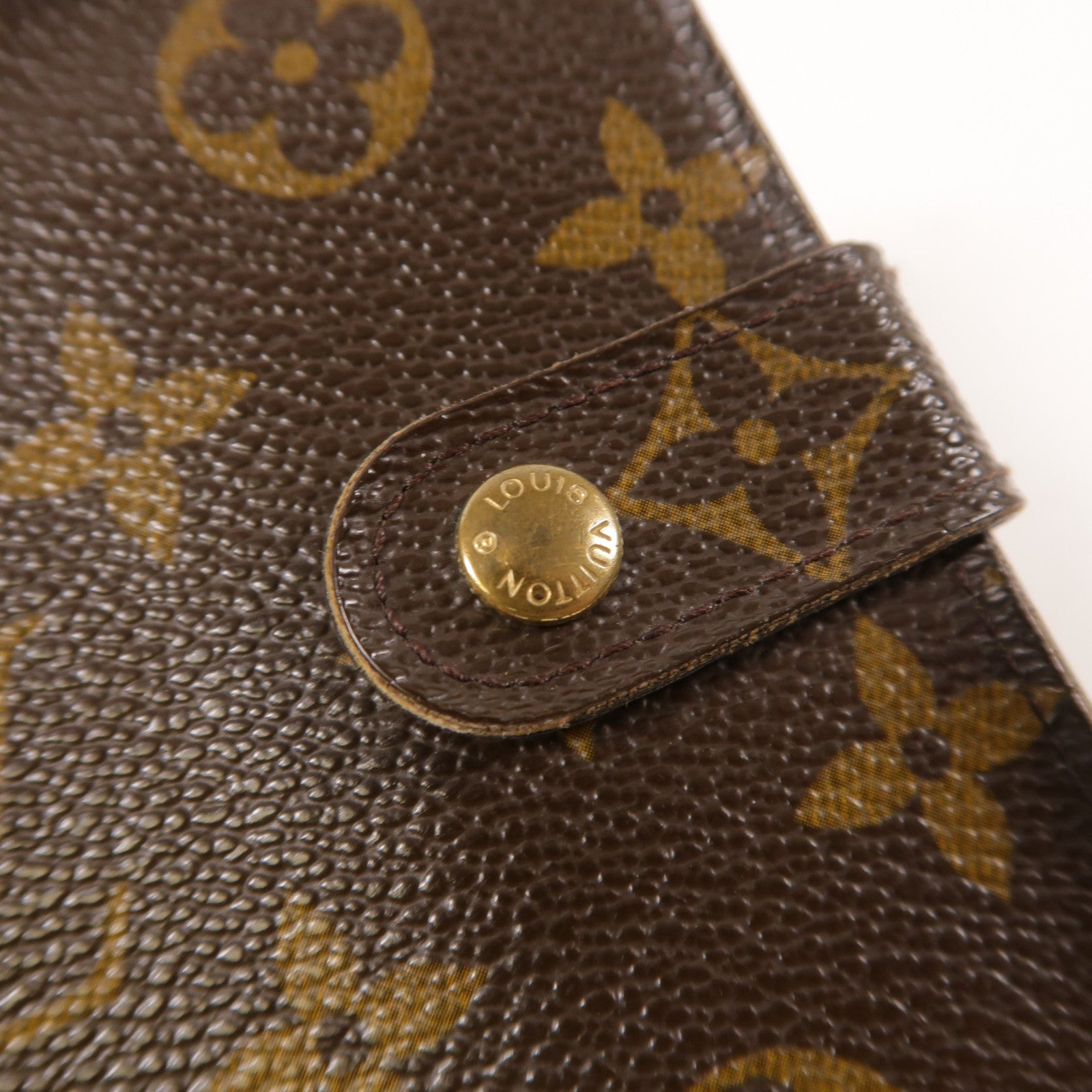 LOUIS VUITTON Monogram Compact Zip金扣錢包