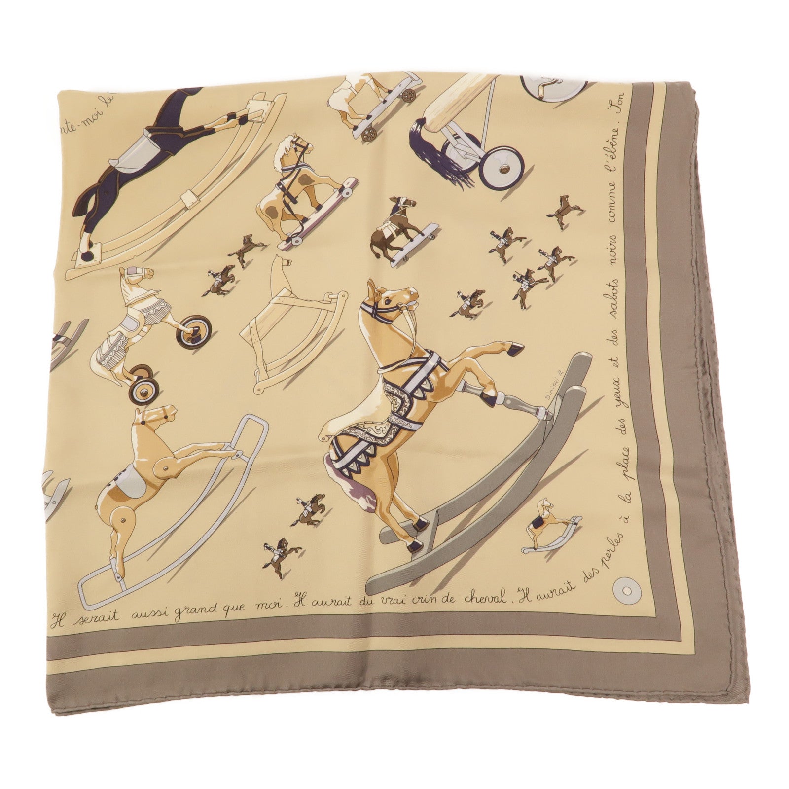 HERMES 絲質Scarf 90x90絲巾
