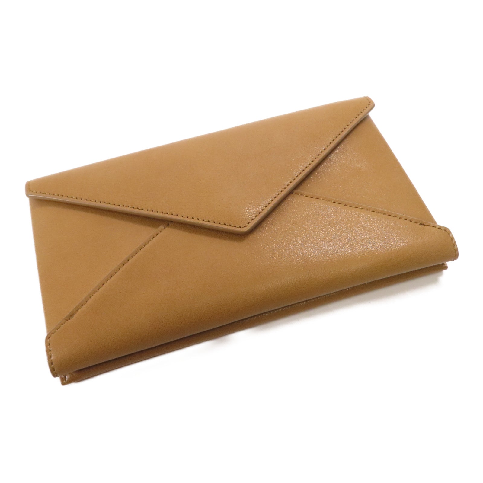 SAINT LAURENT 牛皮皮革Letter Large Wallet金扣長錢包