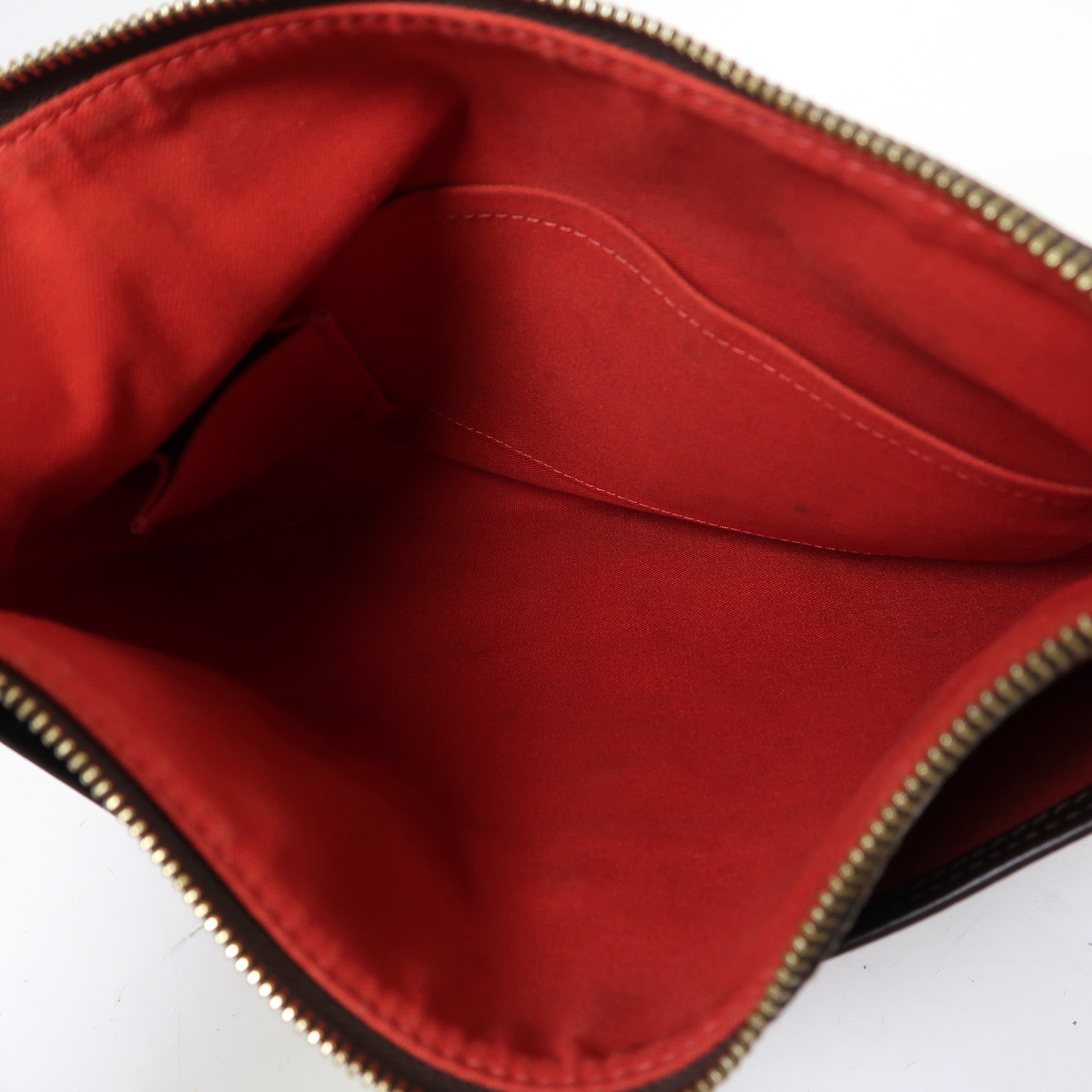 LOUIS VUITTON Damier Bloomsbury PM金扣肩背袋啡色