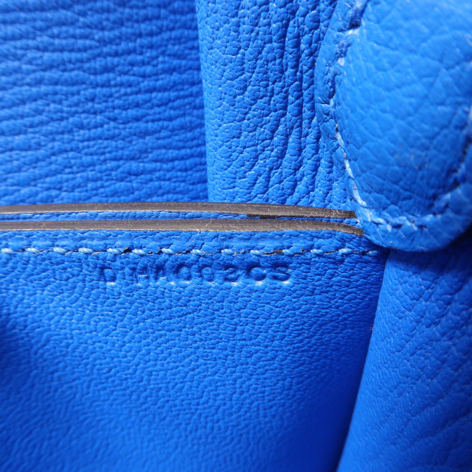 HERMES Evercolor皮革Roulis Mini肩背袋Bleu Hydra