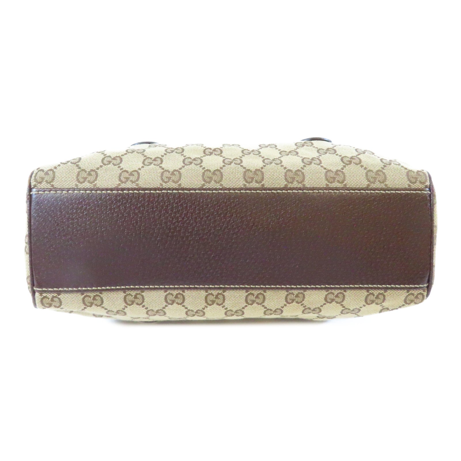 GUCCI 帆布Shoulder Bag金扣肩背袋啡色