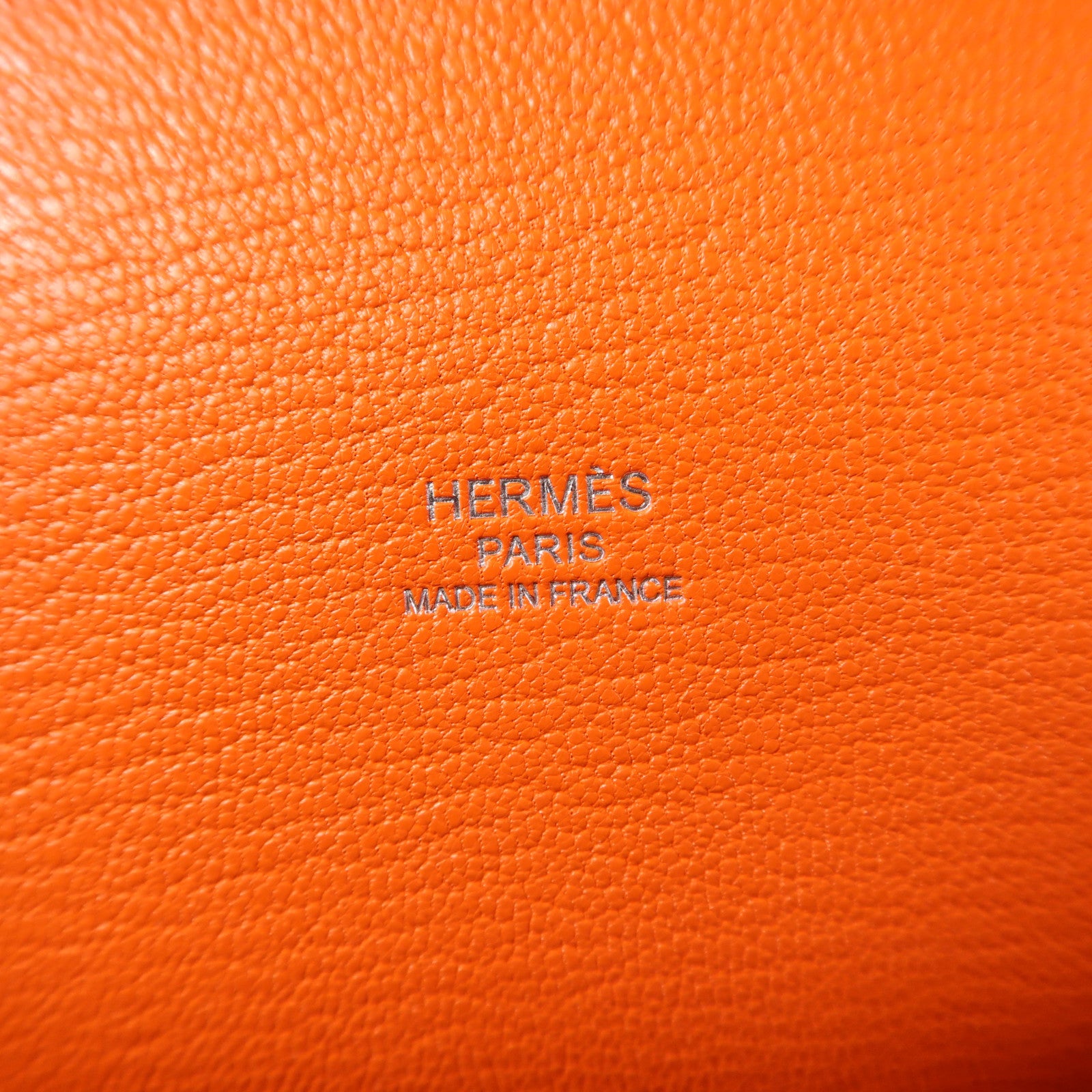 HERMES PHW Jypsiere 28 Shoulder Bag Taurillon Clemence Leather Orange